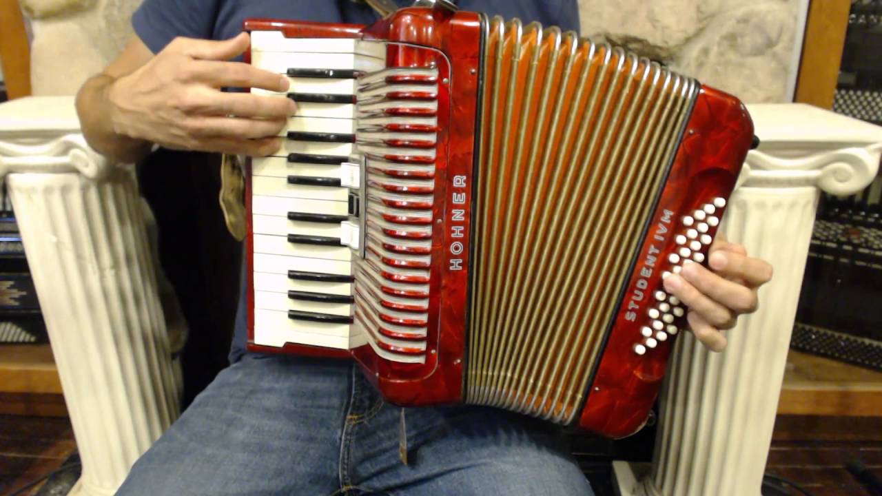 How to Play a 32 Bass Accordion - Lesson 2 - Three Chord Song in C Minor - Korjatek