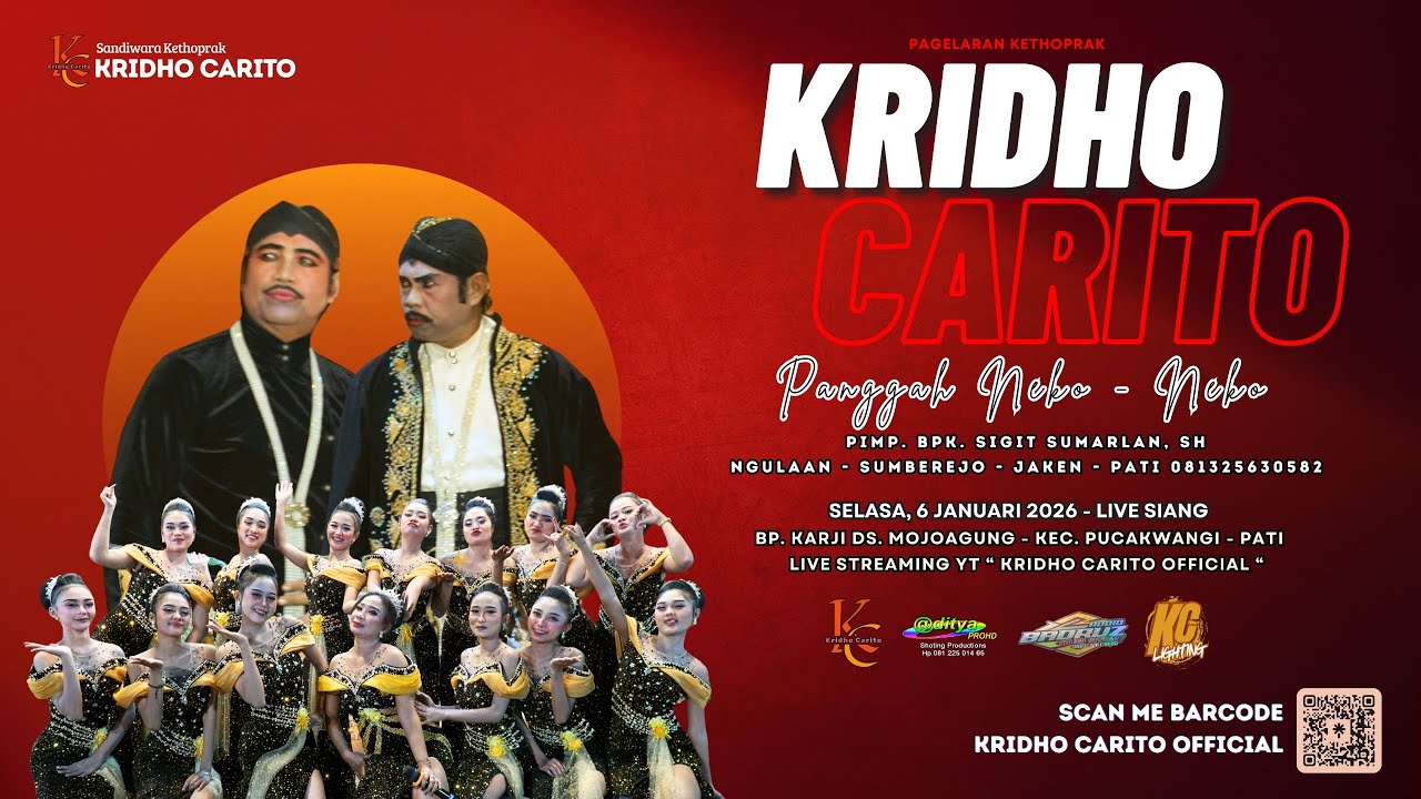 ✅KETHOPRAK KRIDHO CARITO [SIANG] :: MOJOAGUNG - PUCAKWANGI - PATI