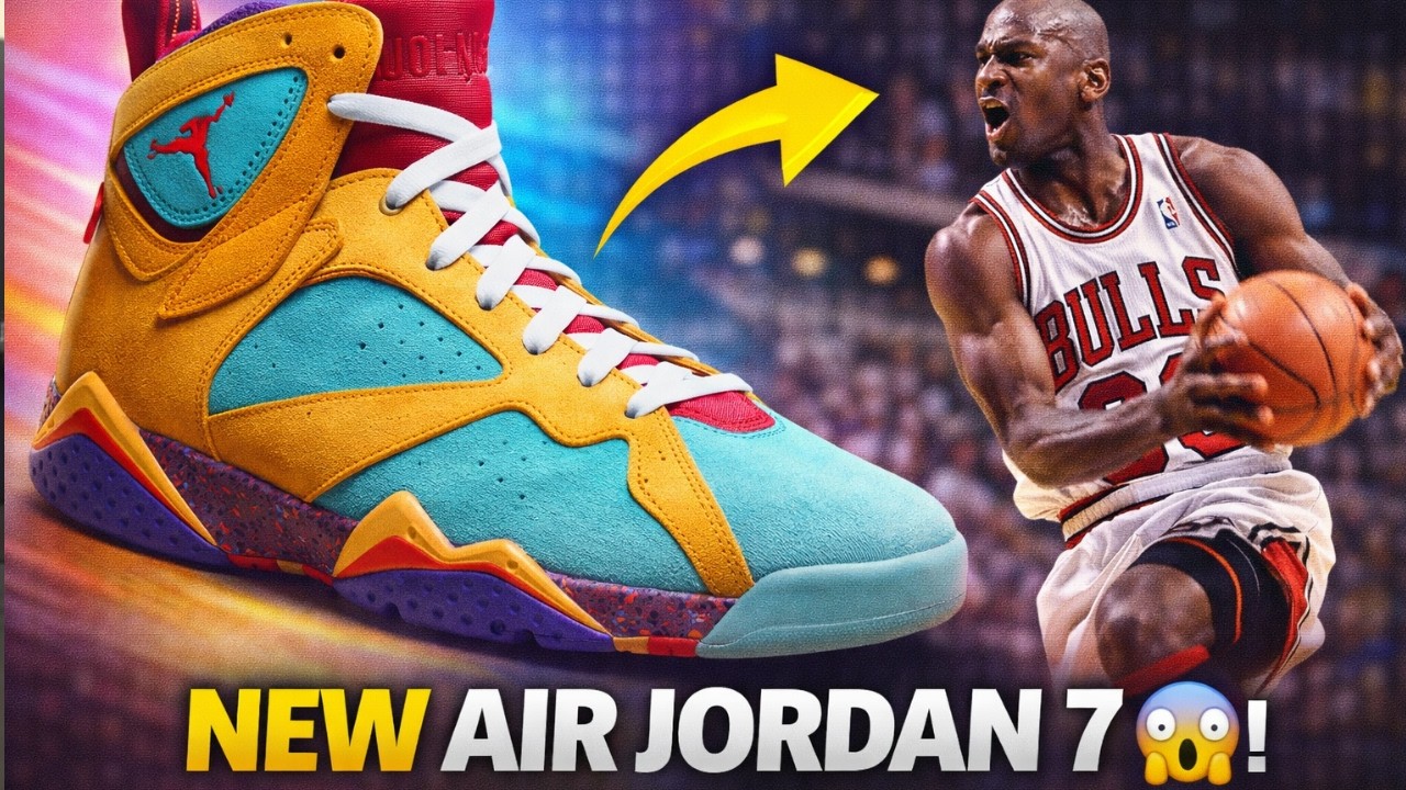 Редко встречавшиеся кроссовки Air Jordan 7 Майкла Джордана получат новую расцветку, вдохновленную...