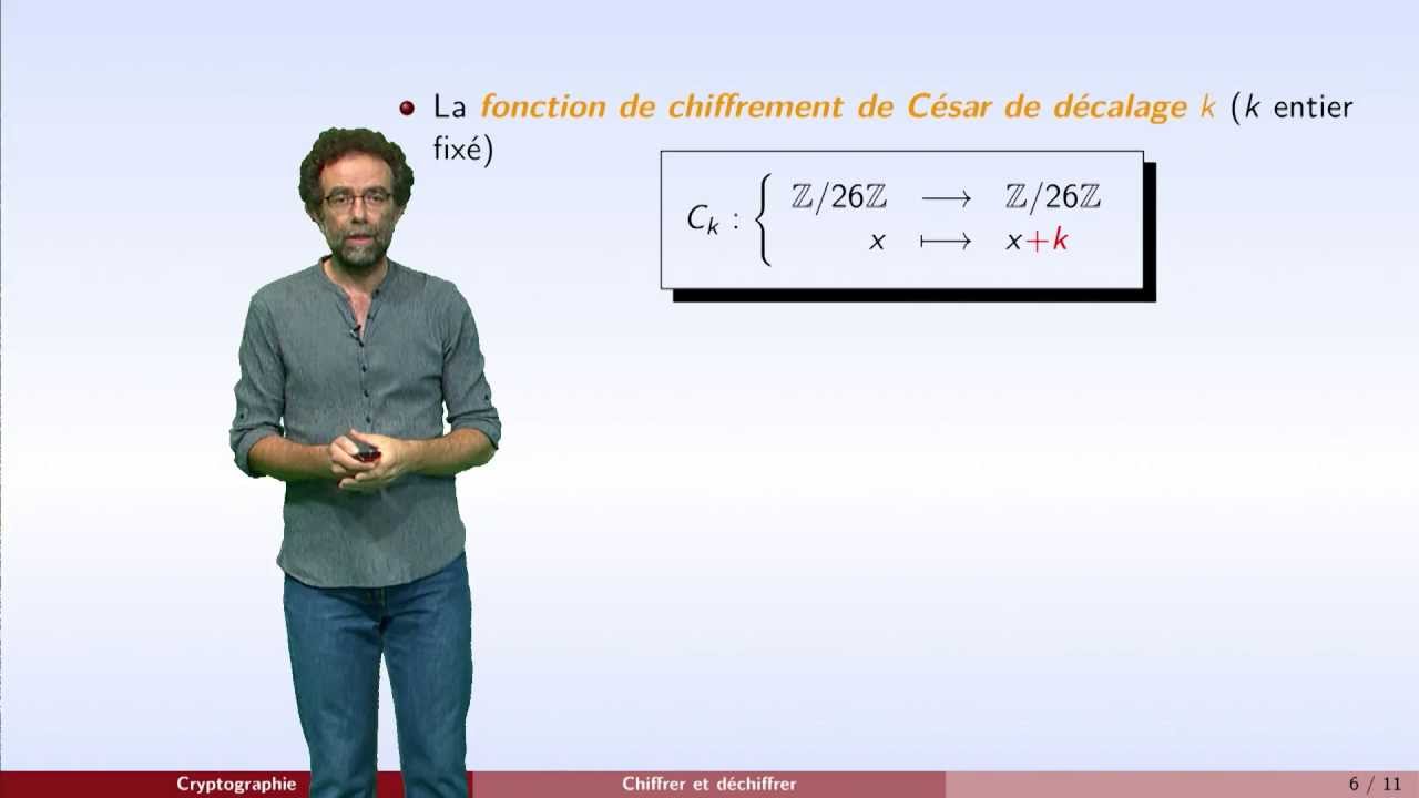Cryptographie - partie 1 : chiffrement de César