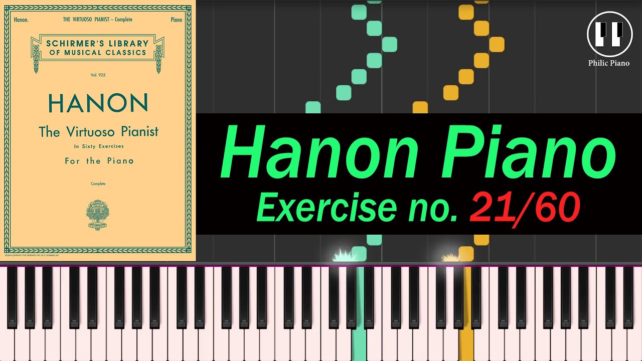 Hanon Piano Exercise no.21/60 | Philic Piano