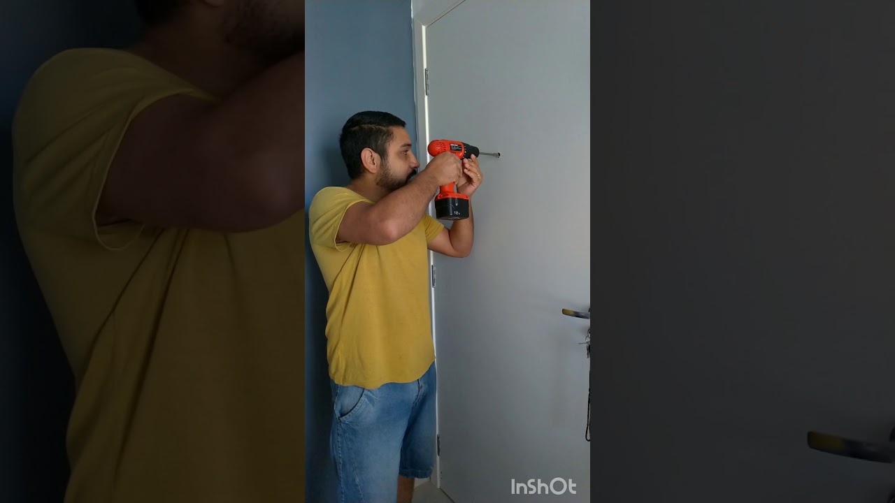 Como instalar olho mágico  em minutos