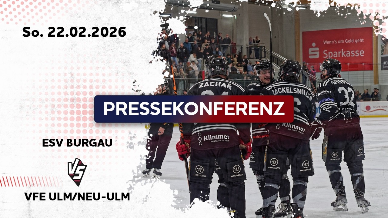 Eisbären TV // Pressekonferenz 22.02.2026 ESV Burgau vs. VfE Ulm/Neu-Ulm 4:6