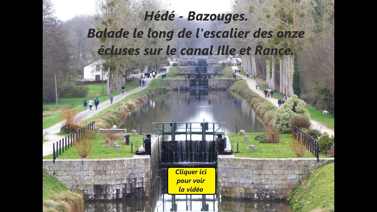 Bretagne - les Onze écluses à Hédé-Bazouges