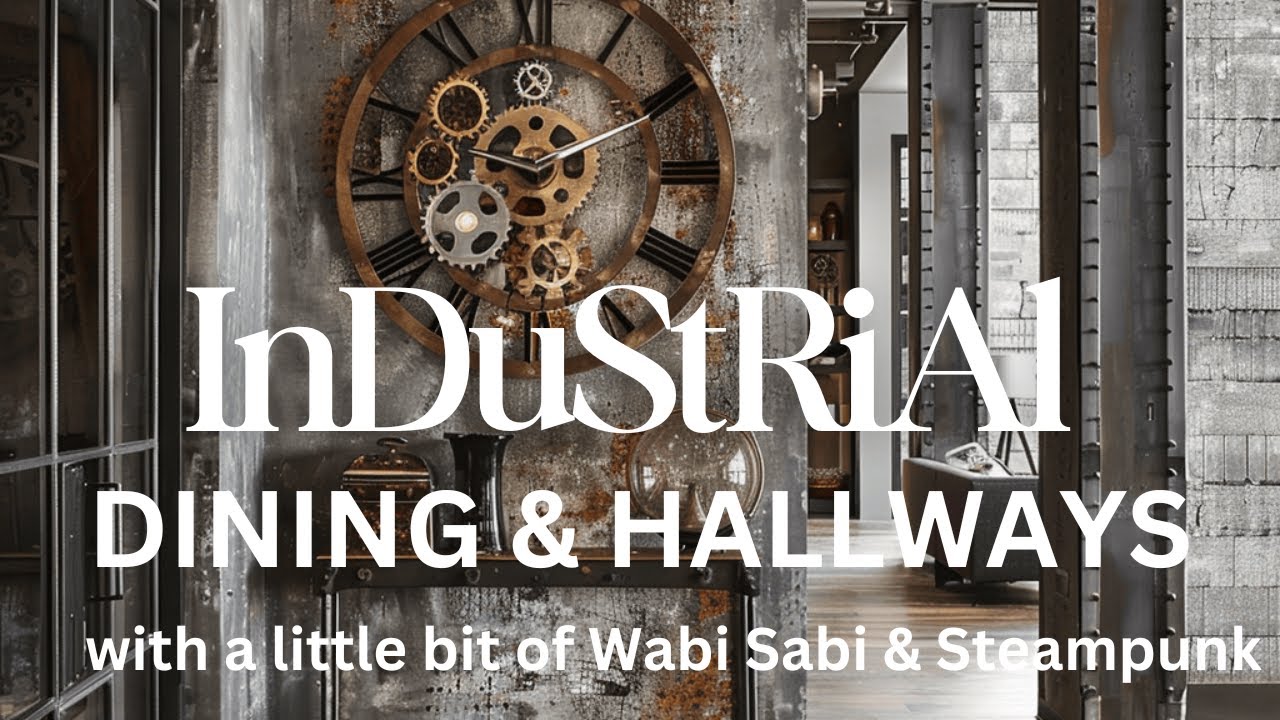 Industrial Dining Rooms and Hallways: With some Wabi Sabi and Steampunk Vibes (2024)