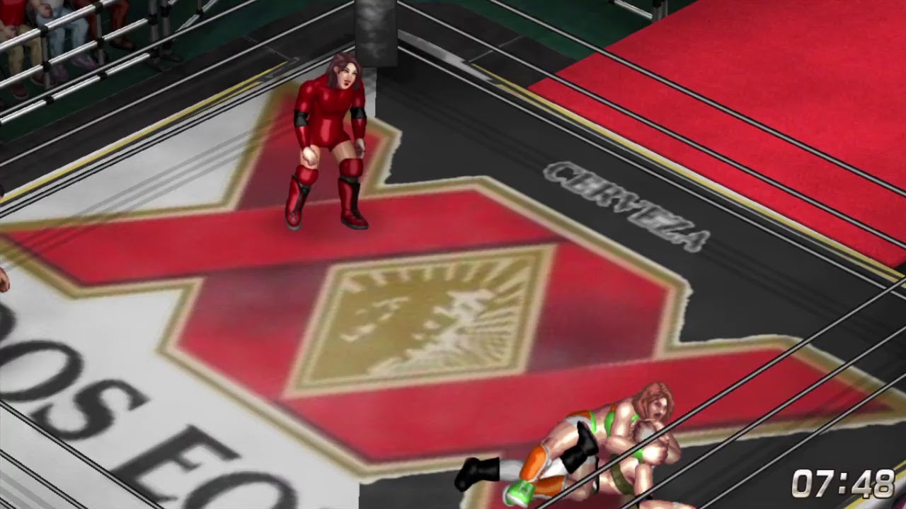 Fire Pro Wrestling World Womens Match Dos Equis ring