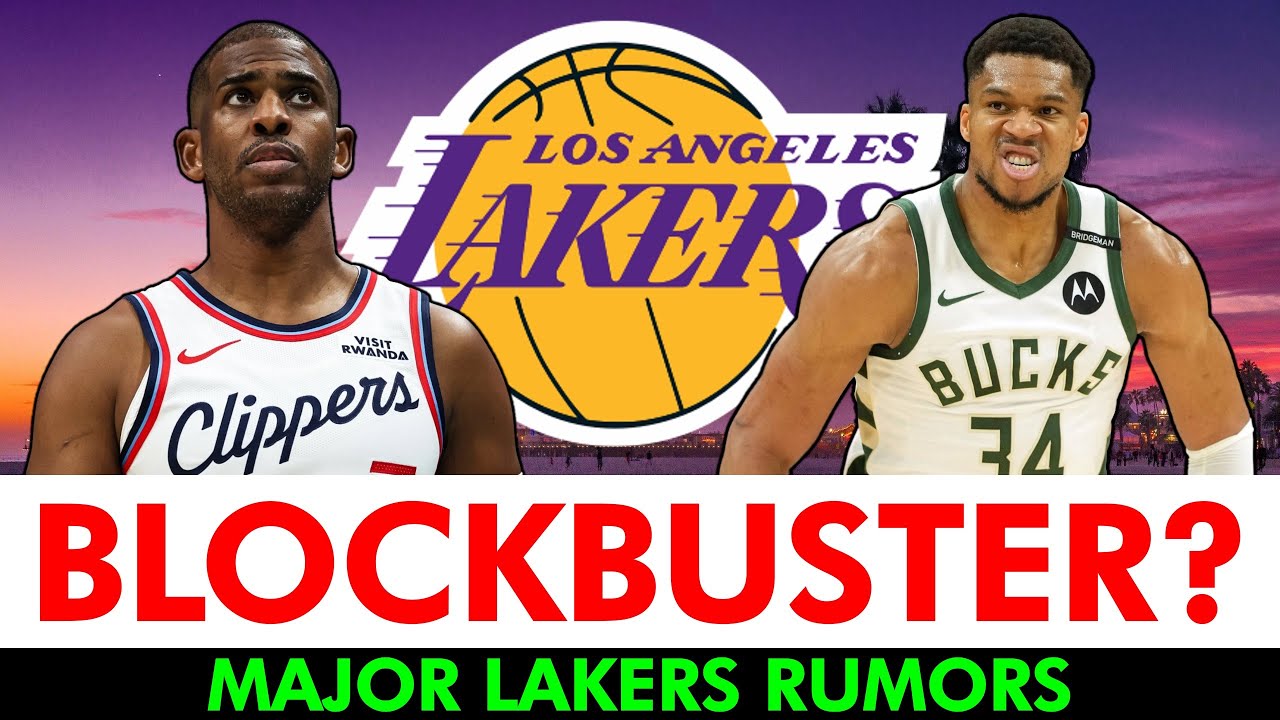 Los Angeles Lakers BLOCKBUSTER Trade For Giannis Antetokounmpo? Sign Chris Paul In NBA Free Agency?