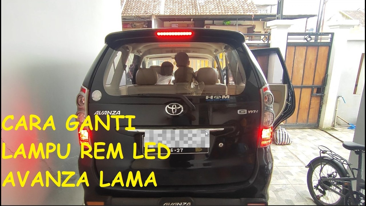Cara Ganti Lampu Rem LED Avanza old Avanza Lama #tutorial #avanza #lampuledmurah