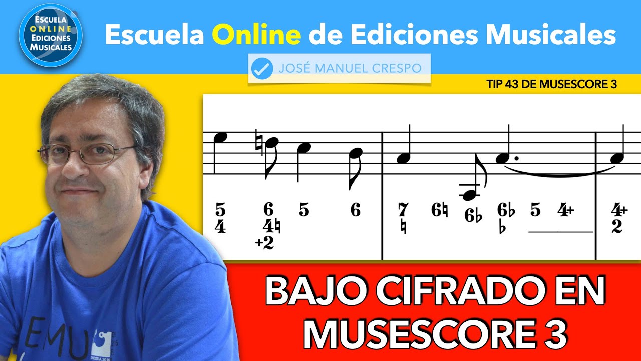 Bajo cifrado en Musescore 3 Tip 43