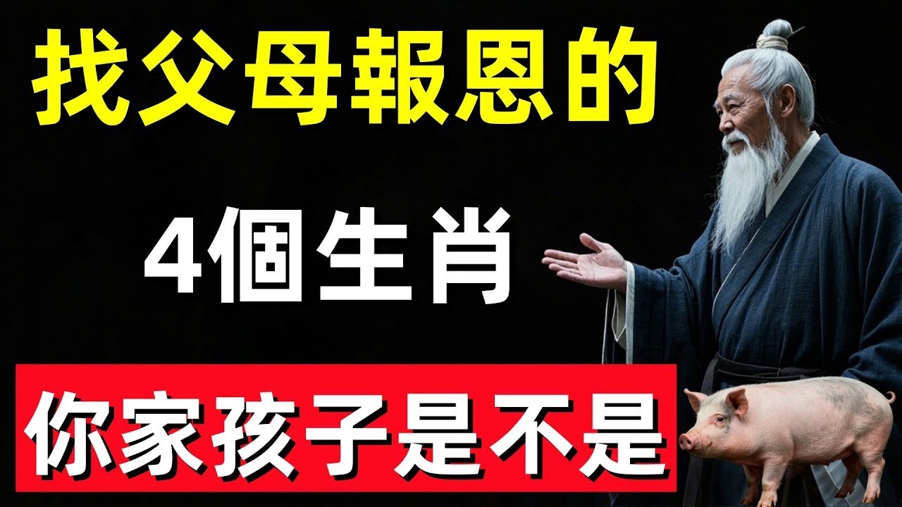 這4個生肖是來找父母報恩的，你家孩子是不是？#修行思維 #修行 #福報 #禪 #道德經 #覺醒 #開悟 #禅修
