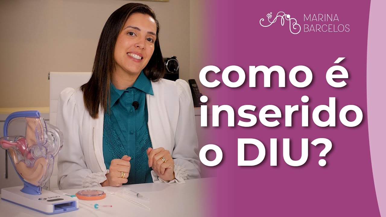 Como &eacute; inserido o DIU?