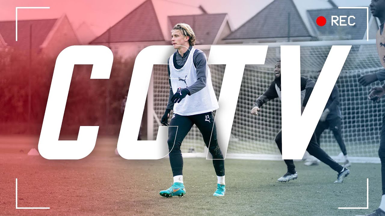 Zaha & Olise find the net in small-sided matches | CCTV