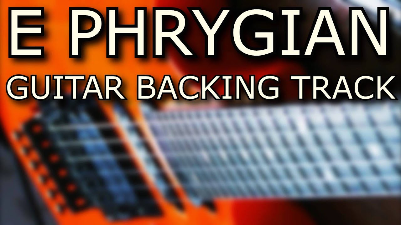 E Phrygian Guitar Backing Track // Metal