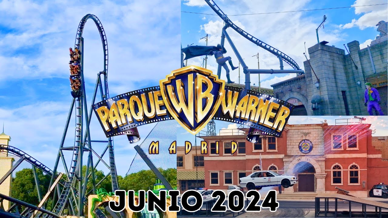 Parque WARNER Madrid al COMPLETO (Junio 2024)