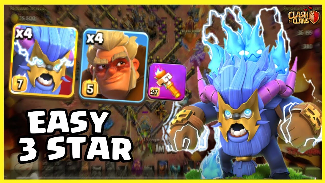 New Best 🔥 Super Yeti Smash 🔥 TH18 Attack Strategy