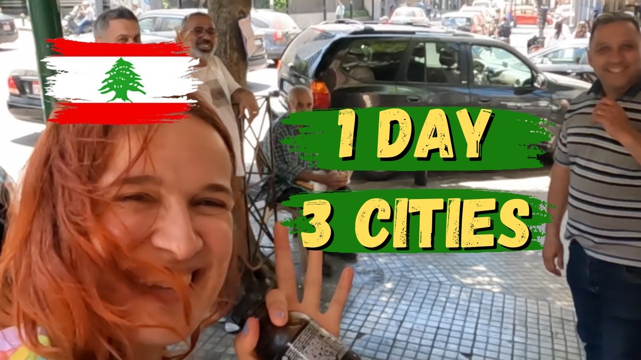 Trying to see Batroun, Byblos and Beirut in one day! | Lebanon Solo Female Travel Vlog