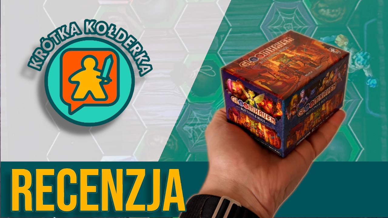 Kochanie, zmniejszyłem Gloomhaven - Gloomhaven Buttons And Bugs | Recenzja Gry Planszowej
