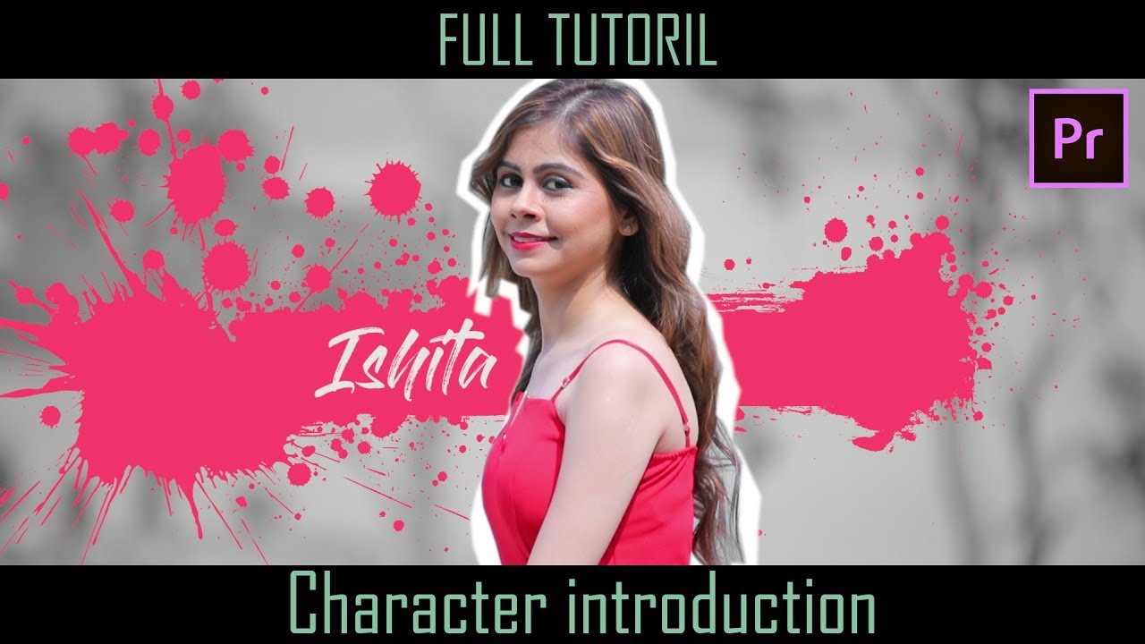 Character introduction || Dolly Freeze Effect || Tutorial || Adobe Premiere Pro CC