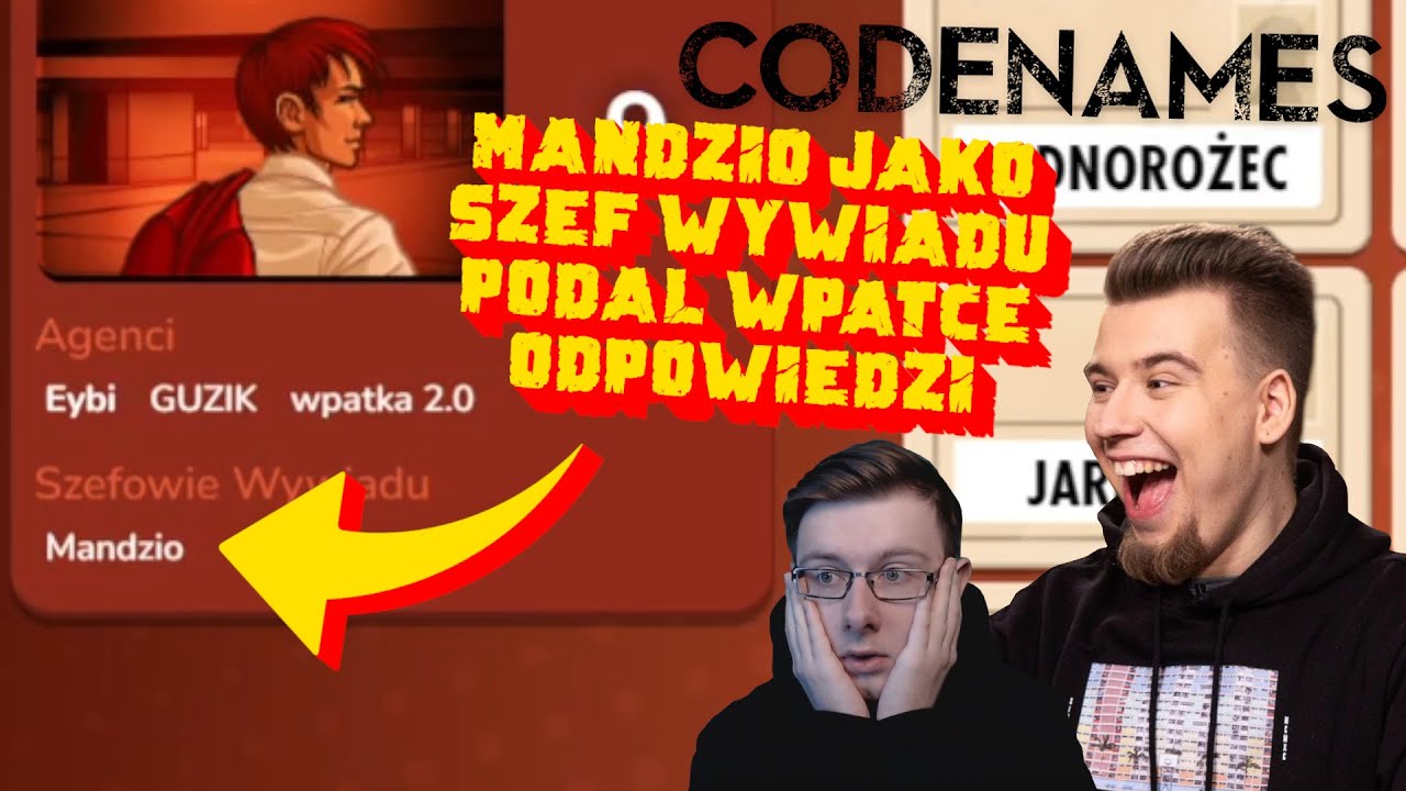 MANDZIO PODAŁ WPATCE ODPOWIEDZI JAKO SZEF WYWIADU W TAJNIACY | CODENAMES