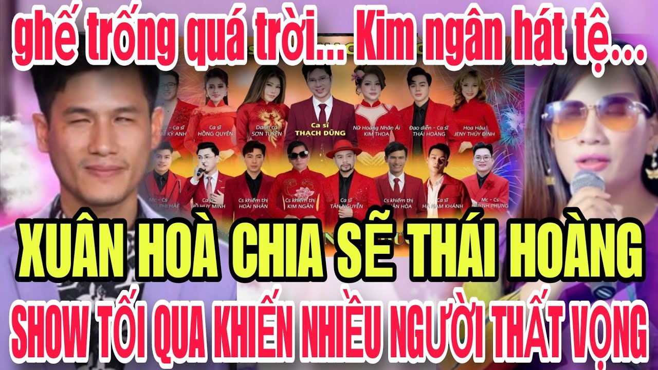 XH Chia Sẽ Show Tối Qua Thái Hoàng... Nhiều Người Thất Vọng Không Ngờ...