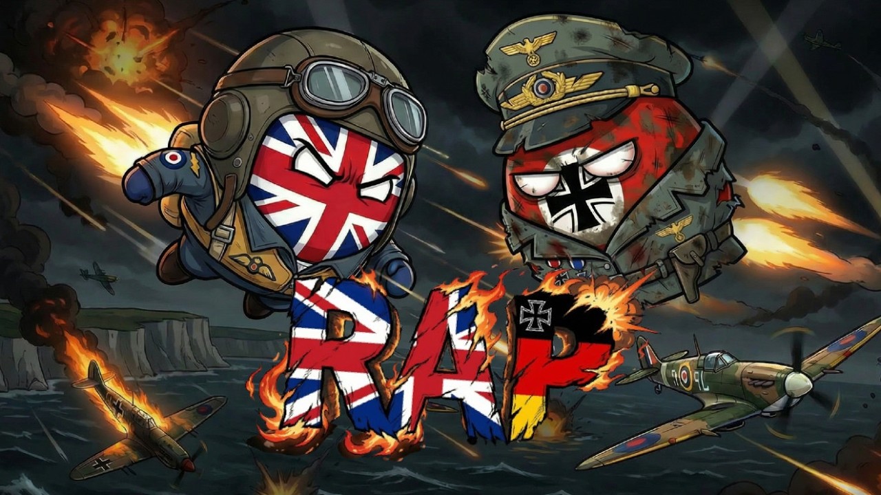 🇬🇧 RAP de la BATALLA de INGLATERRA 🇩🇪 | Cuando el Adlerangriff, Adlertag y Blitz Incendiaron Cielos