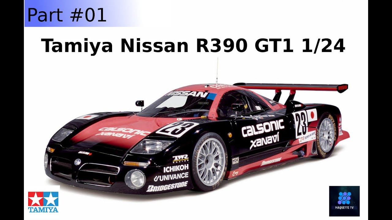 #01 Tamiya Nissan R390 Gt1 1 /24