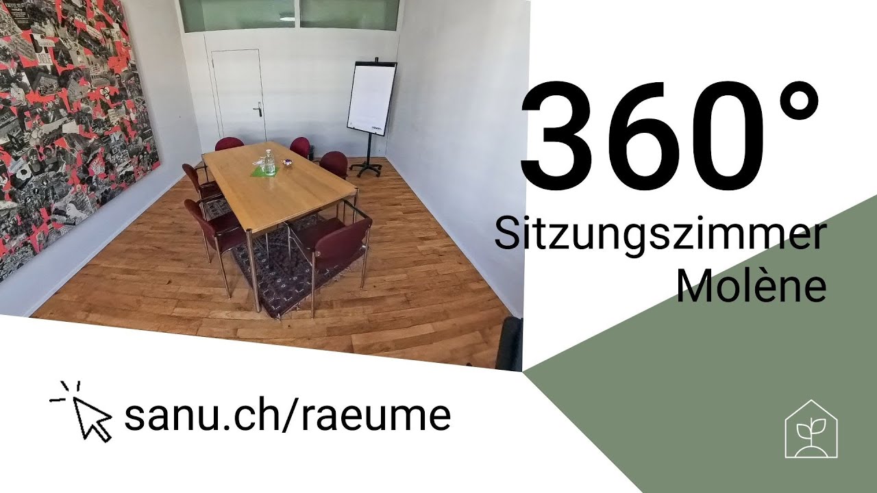 360&deg; Ansicht &ndash;&nbsp;Sitzungszimmer Mol&egrave;ne bei sanu future learning ag