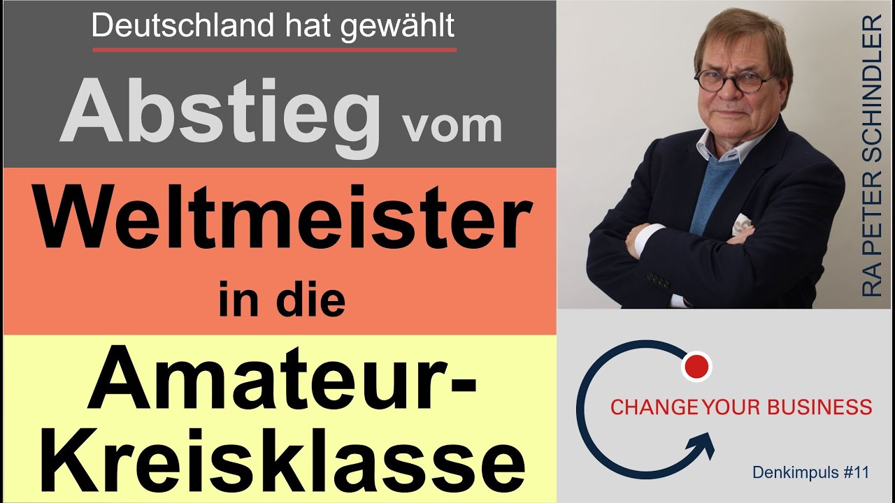 Abstieg vom Weltmeister in die Amateuer-Kreisklasse - 
