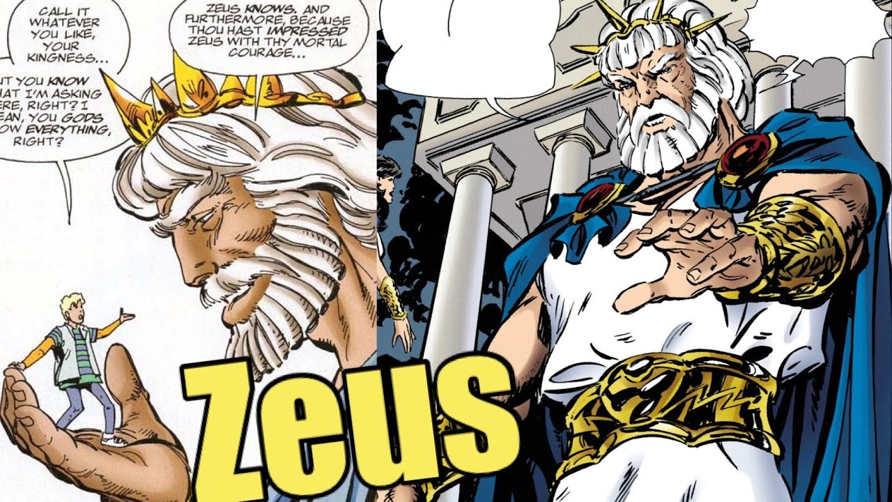 How Strong is Zeus ( DC COMICS ) - The Lord of Magic - Zeus vs Darkseid - Skyfather