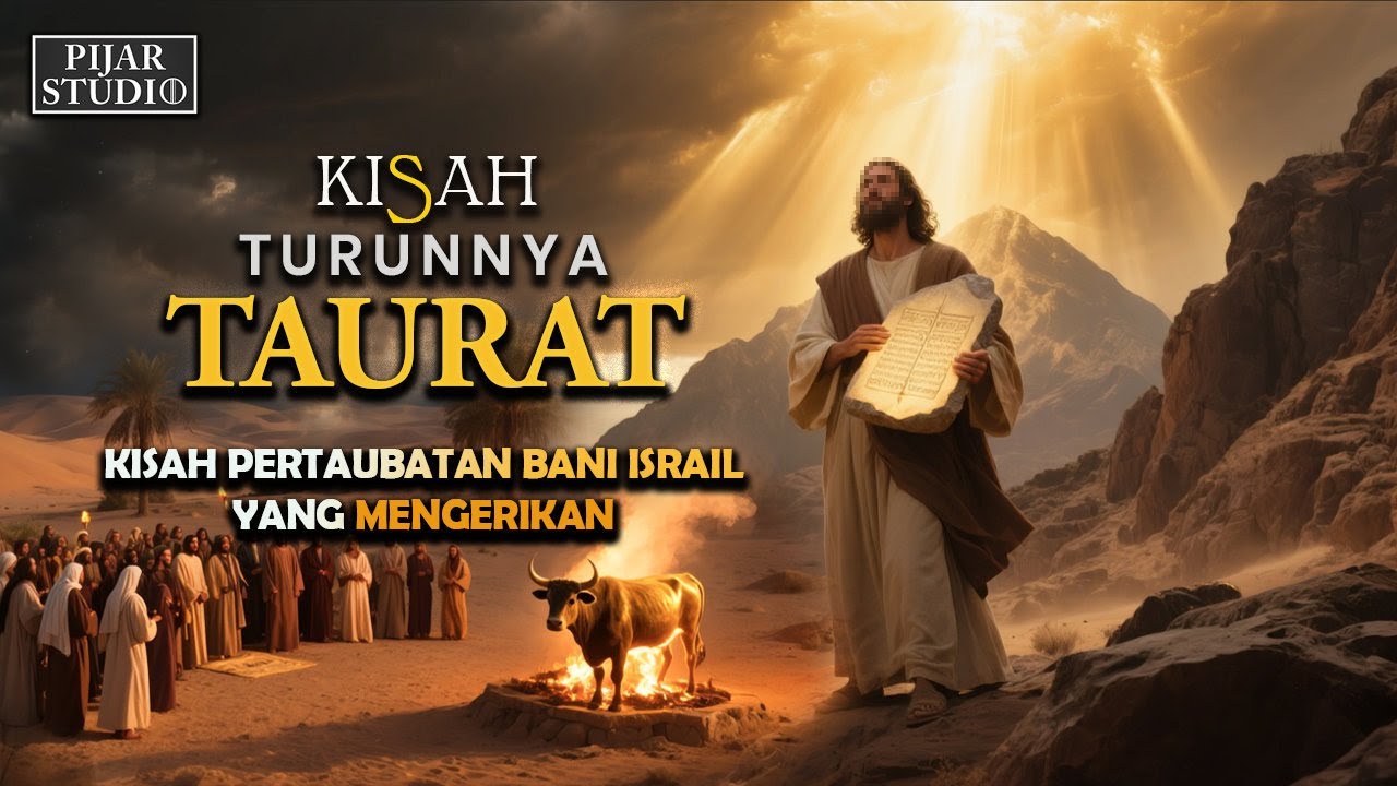 SEJARAH TAURAT - Kisah Turunnya Kitab TAURAT Dan Pertaubatan Bani Israil Yang Mengerikan