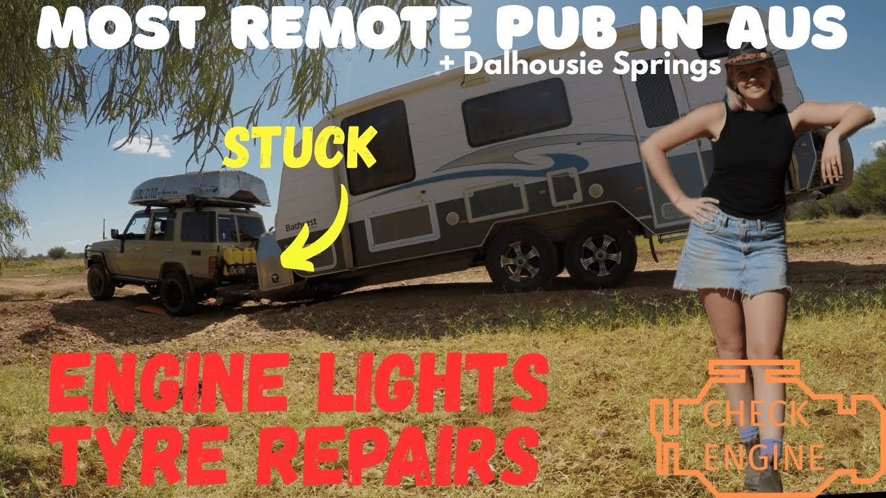 We took our CARAVAN to the MOST REMOTE PUB in AUSTRALIA | it NEARLY BROKE US! OFF-ROAD CARAVANNING