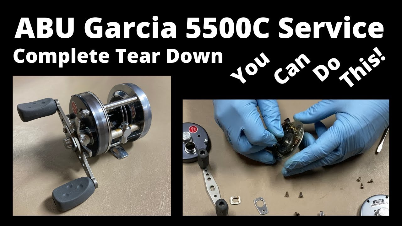 ABU Garcia 5500C Service Maintenance Complete Tear Down