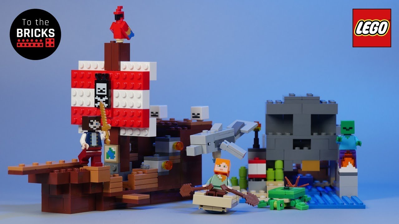 LEGO Minecraft – 21152 | Przygoda na statku pirackim  speed build