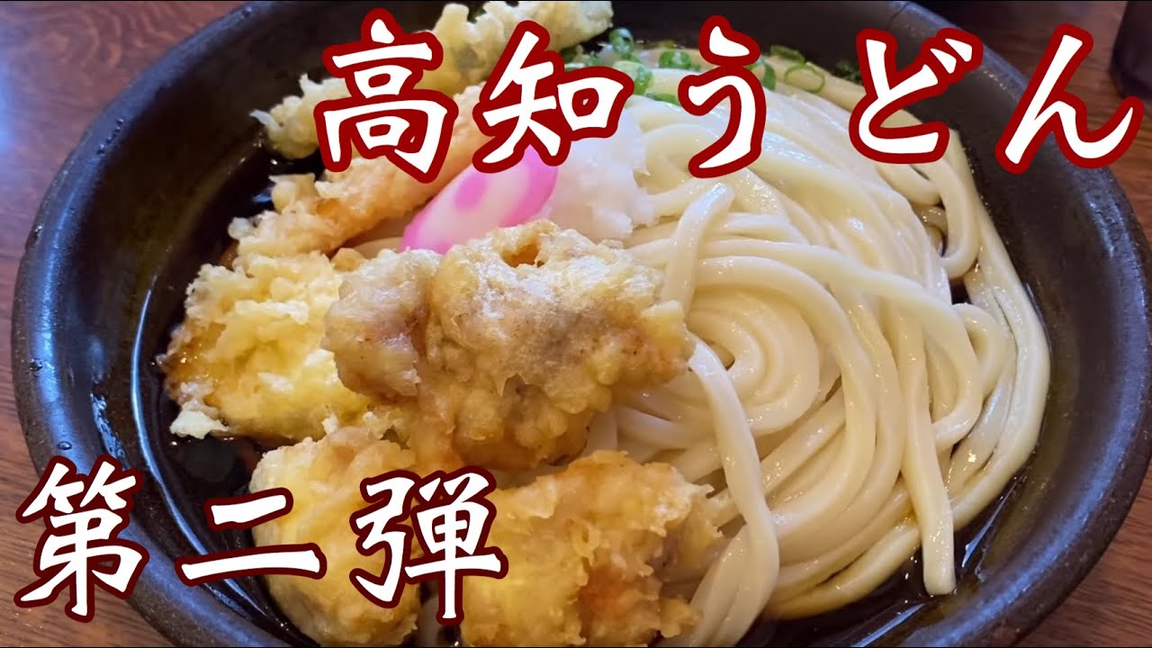 高知【うどん】♪美味しいお店盛りだくさんちや^ ^夜屋台もあるきね♪#うどん#高知観光 #japanese udonnoodles