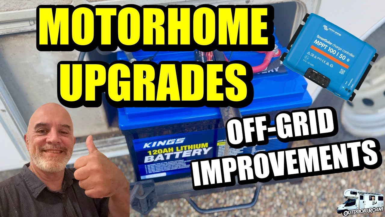 🚐 MOTORHOME UPGRADES (LITHIUM LiFePO4 Batteries & VICTRON SMART SOLAR Controller 🔋☀️