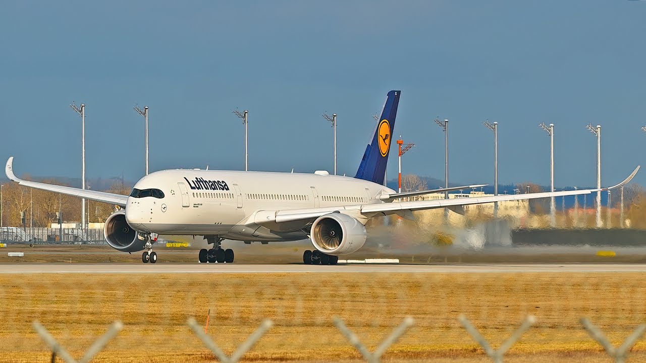 96 PLANES LANDING and TAKEOFF - Munich Airport Planespotting  [A380/A340/A350]  ✈️🇩🇪