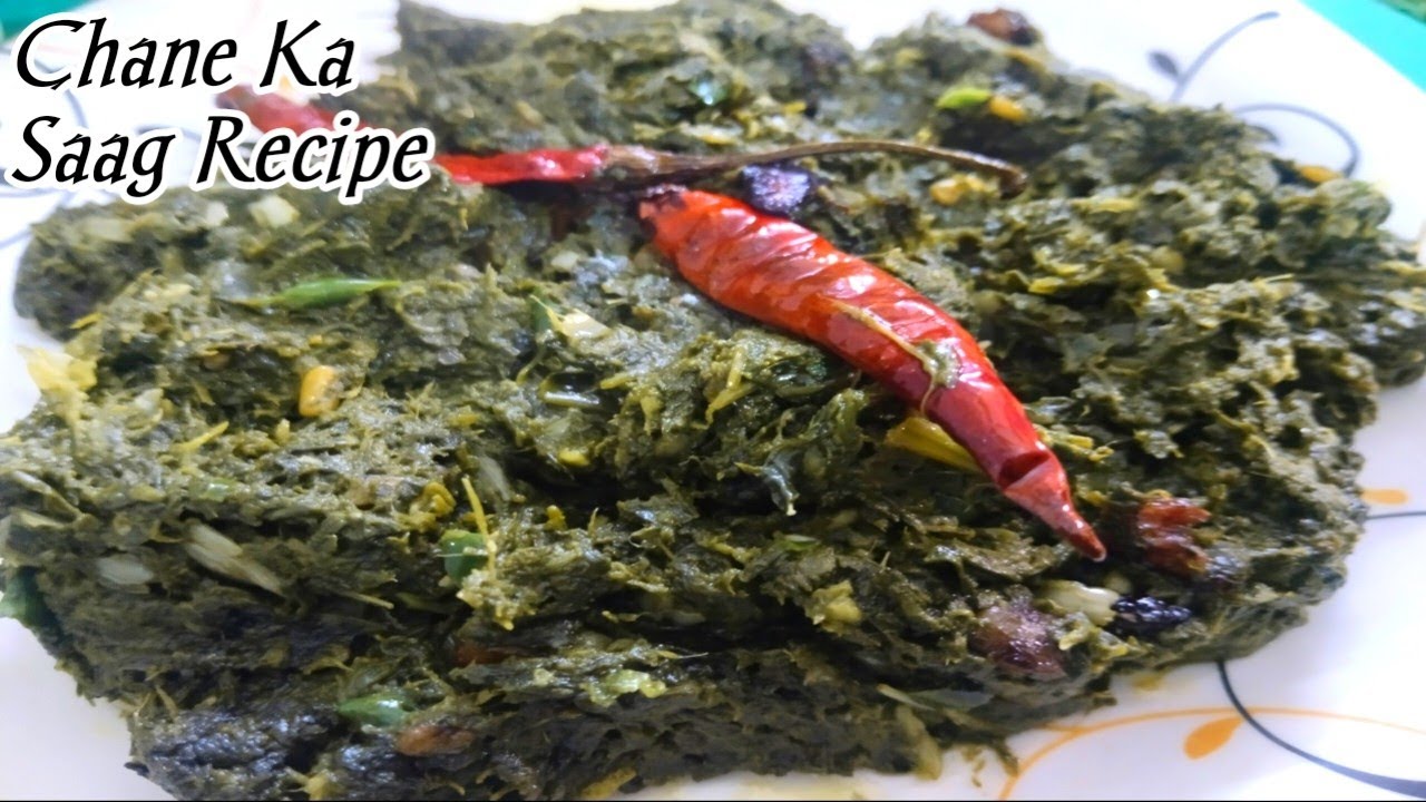 Easy & Tasty Chane Ka Saag Recipe | 10 Minutes Healthy Winter Special Saag  |