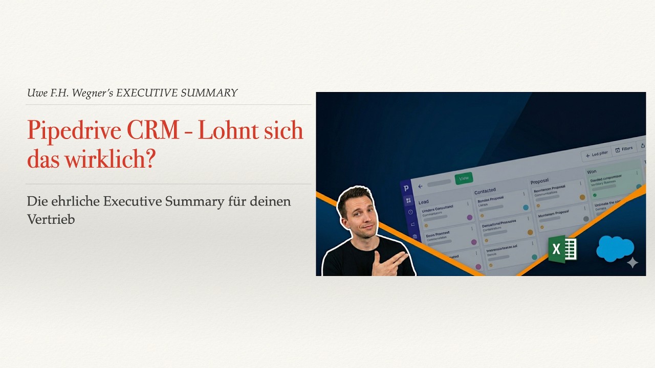 Pipedrive CRM – Lohnt sich das wirklich? Die ehrliche Executive Summary für deinen Vertrieb