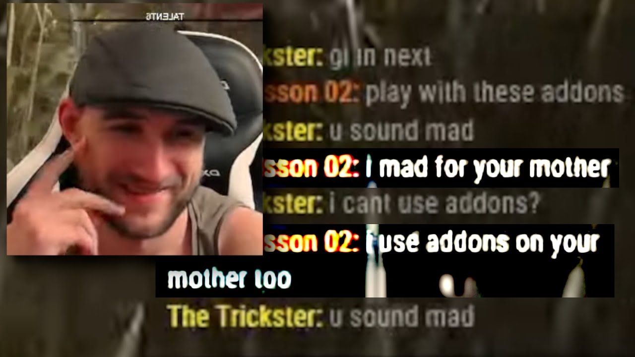 SALTY SURVIVOR CRYS ABOUT MY TRICKSTER ADDONS