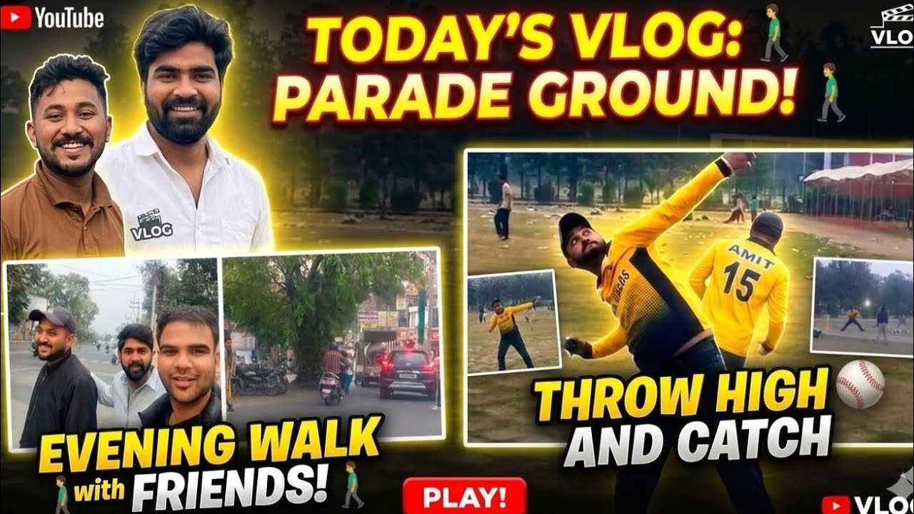 Parade Ground Evening Walk + Catch Challenge! 🧤🔥|| Don't even skip 🤫 #thefourbachelors #fyp  #comedy
