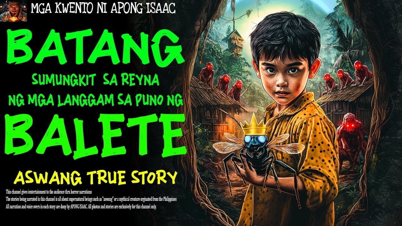 BATANG SUMUNGKIT SA REYNA NG MGA LANGGAM SA PUNO NG BALETE | Aswang True Story