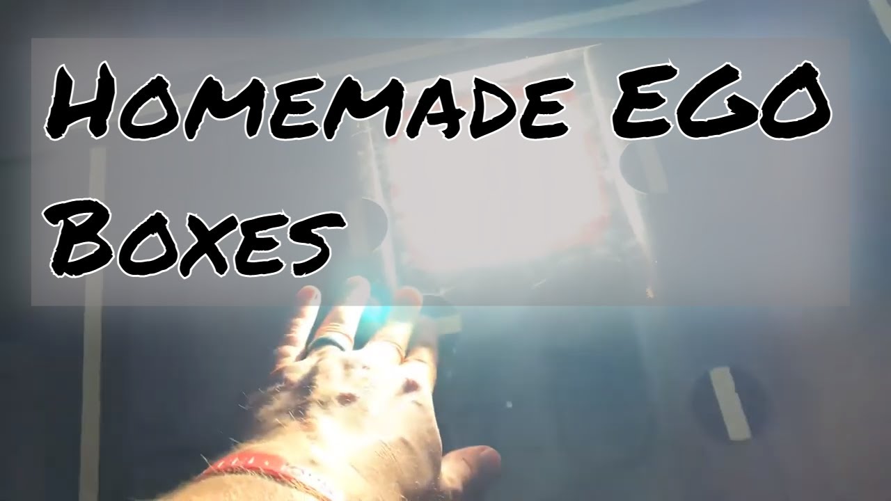 Homemade EGO Boxes - Automatically light up