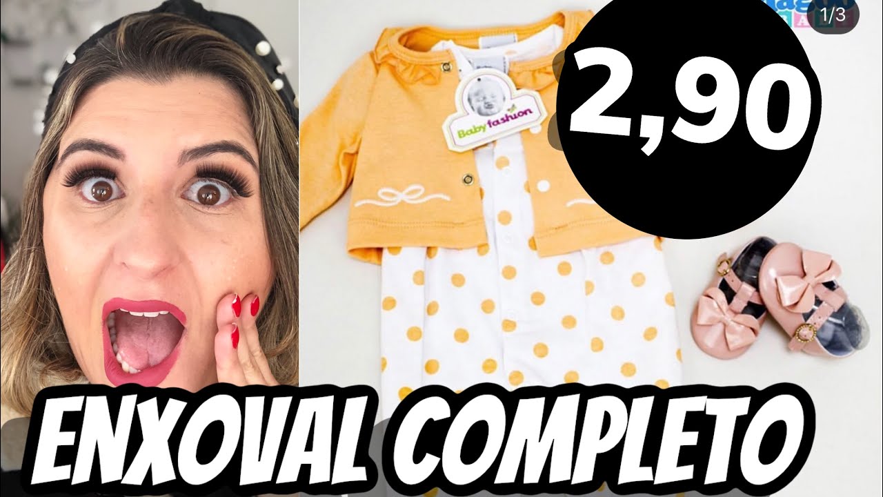 ENXOVAL DE BEBÊ 🍼 NO BRÁS MUITO BARATO VAREJO