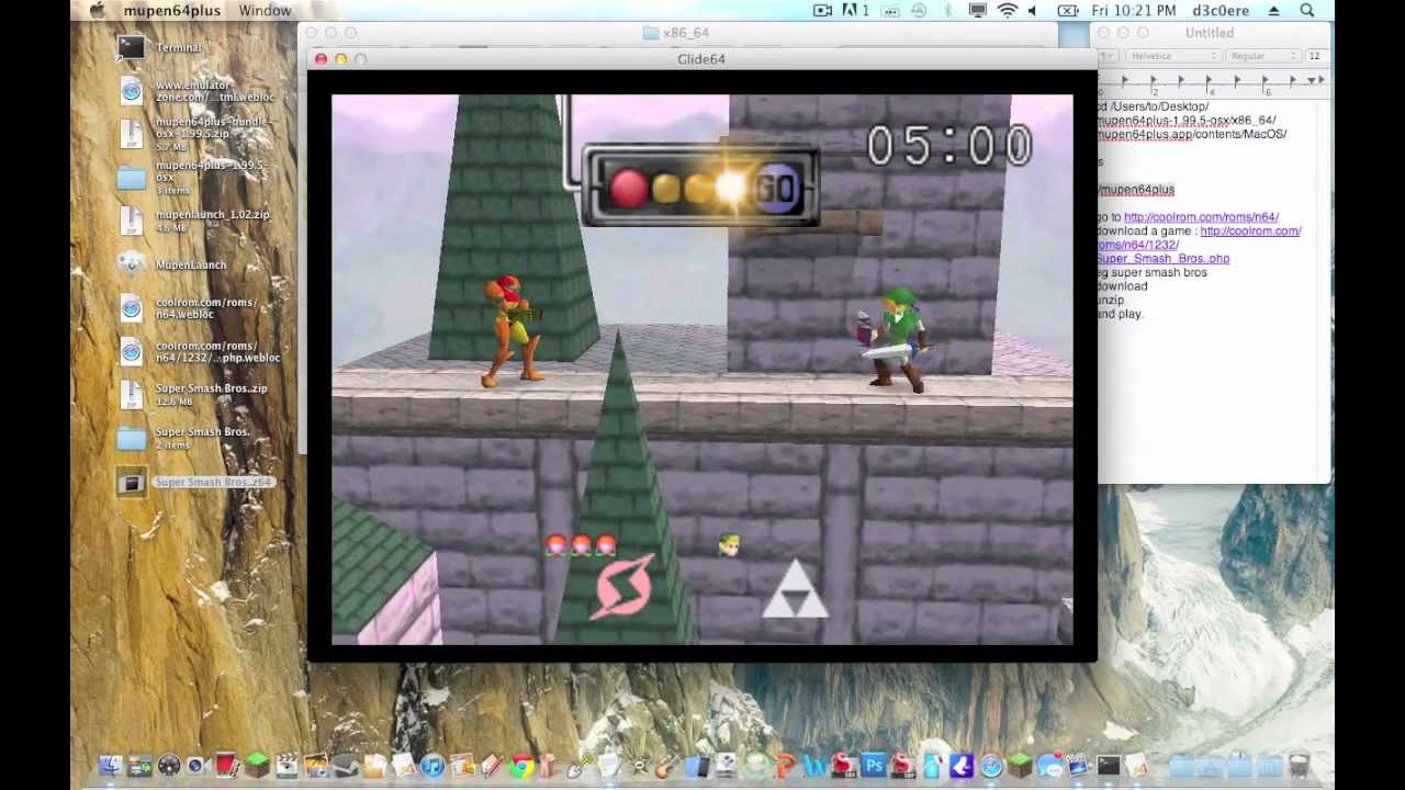 How to set up mupen64plus on mac