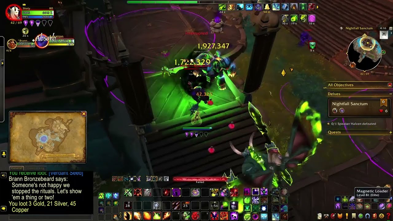WoW Delves | Nightfall Sanctum - Dark Ritual Tier 6 (Season 1) - The War Within