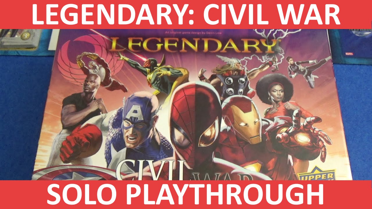 Legendary: Civil War - Solo Playthrough