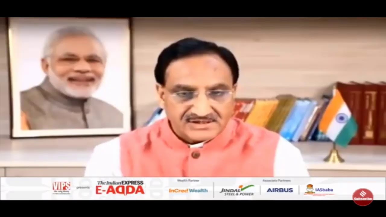 E-ADDA-  : Ramesh Pokhriyal 'Nishank' Live Stream