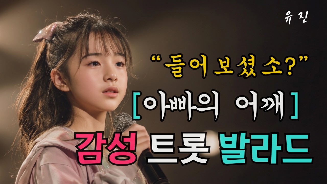 세상에서 가장 크고 든든했던... 가슴 먹먹해지는 순백의 감성🎵 아빠의 어깨 (감성 트롯 발라드)
