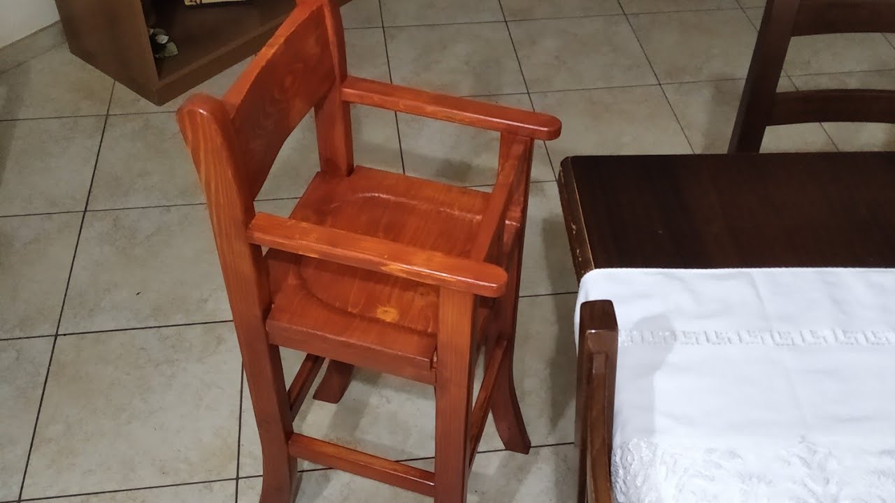 seggiolino in legno fai da te/ DIY hig chair