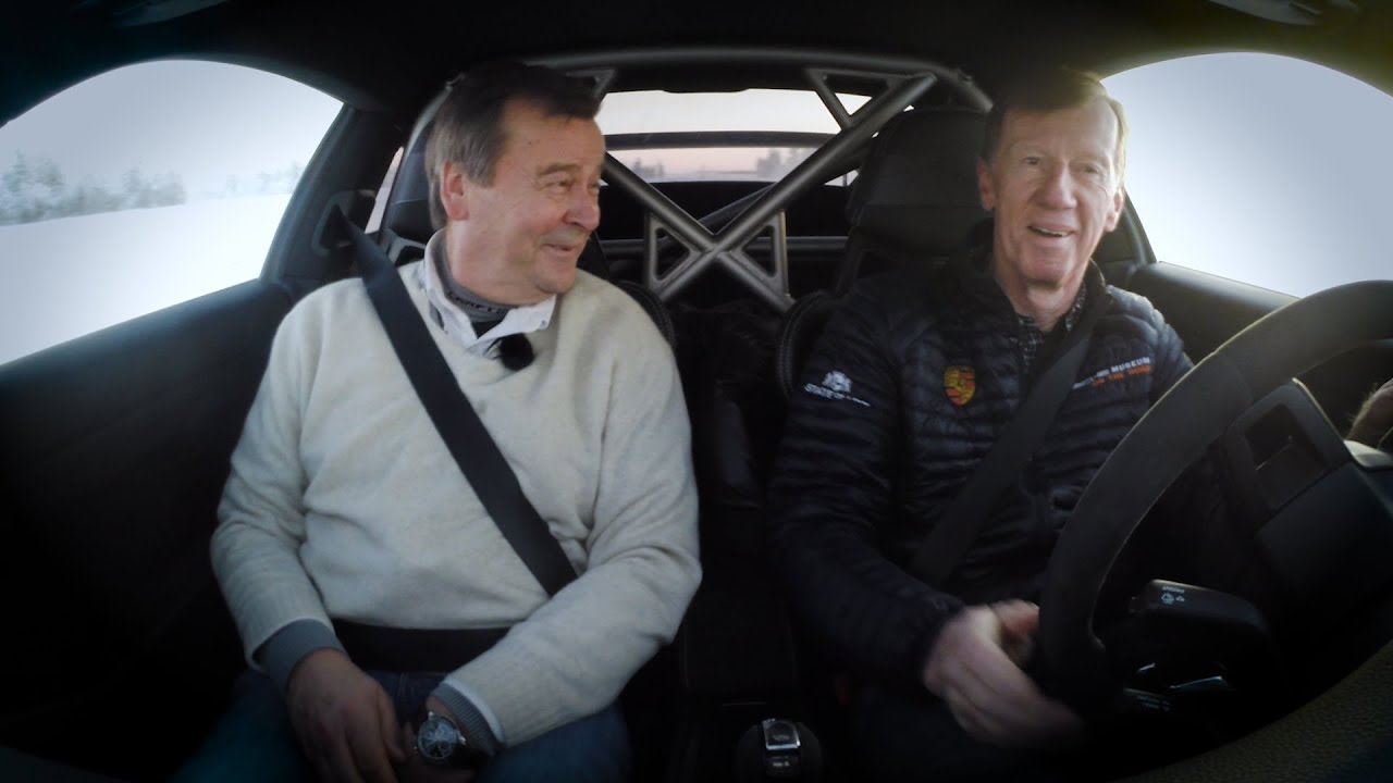 Markku Alén & Walter Röhrl ja uusi Porsche GT3 RS  (Teknavi 2018)